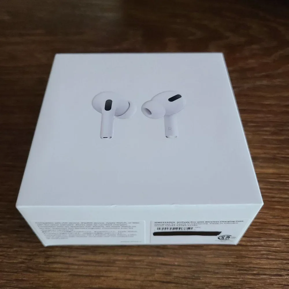 Authentic Replacement Empty BOX ONLY For Apple AirPods Pro - White